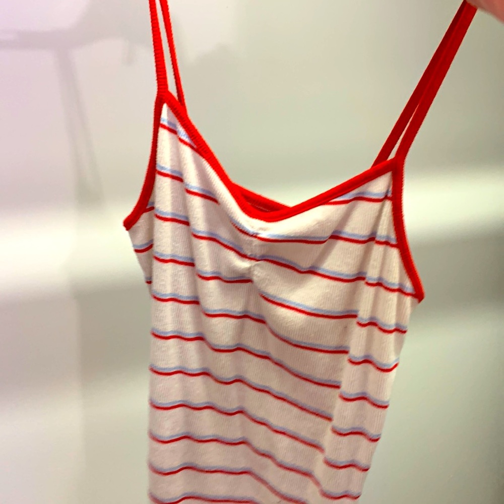 white tank top